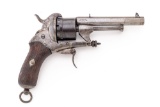 Scarce Antique Chamelot & Delvigne Double-Action Pinfire Pocket Revolver