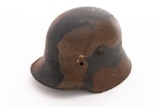 WW1 German Army M1916 Camouflaged Steel Helmet