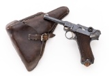 WW1 DWM Luger P.08 1916 Dated Semi-Automatic Pistol, with Holster