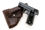 Nazi Marked French Unique M17 Semi-Automatic Pistol, with Holster
