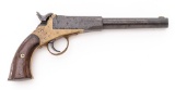 Extremely Rare Civil War Lindsay 2-Shot Superposed Martial-Size Percussion Pistol
