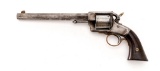 Very Rare Civil War Iron-Frame Prescott Single-Action Cartridge Revolver