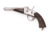 Antique Rolling-Block Action Pocket Pistol in the Remington Style