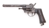 Antique Spanish Model 1863 Single-Action Pinfire Revolver