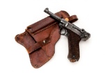 WW1 Luger P.08 DWM 1914 Semi- Automatic Pistol, with Holster