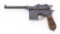 Pre-War Commercial Mauser C96 Broomhandle Semi-Automatic Pistol