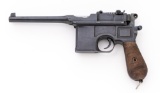 War-time Commercial Mauser Broomhandle Military Proof Semi-Automatic Pistol