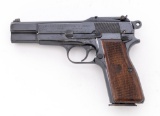 Pre-WWII FN Belgium Browning Hi-Power Semi-Auto Pistol, w/Tangent Sight & Shoulder Stock Slot