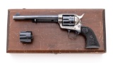 Colt 2nd Generation Single Action Army Revolver, with Case and Extra Cylinder