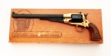 Cabela's 1858 Remington Brass Frame Texas Buffalo Model SA Black Powder Perc. Revolver, by Pietta