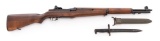 International Harvester (Welded) Semi-Automatic M1 Garand Rifle, with Bayonet and Scabbard
