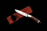 Custom Fixed Blade Knife, by Chuck Stapel