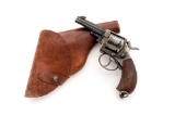 Belgian Made Dutch Retailed Double Action Revolver, with Holster