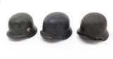 Lot of Three (3) German Helmets