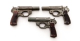 Lot of Three (3) German Leuchtpistole 42 Single Shot Flare Pistols