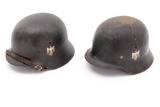 Lot of Two (2) German Helmets