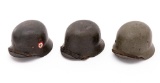 Lot of Three (3) German Helmets