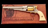 Cabela?s Remington M.1858 Nickel/Gold Engraved Black Powder Percussion Revolver, by Pietta