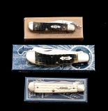 Lot of Three (3) NIB Case Folding Knives, Family Brand and Collector?s Club