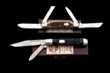 Lot of Two (2) NIB Schatt & Morgan Folding Knives