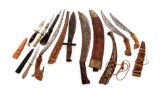 Lot of Eight (8) Military Knives and Ethnic Daggers