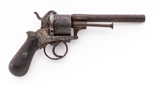 Interesting Belgian Pinfire 6-Shot Pocket-Size Revolver