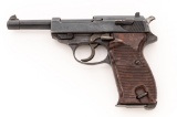 Late WWII German Walther P38 ac-45 Semi-Automatic Pistol