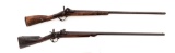 Lot of Two (2) Rusty Relic Breech-Loading Single Shot Black Powder Shotguns