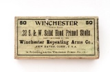 1910 Vintage Full Box of Winchester .32 S&W Solid Head Primed Shells