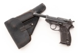 WWII P.38 Walther ac/44 Semi-Automatic Pistol, with Holster and 2 Magazines