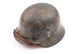 WWII German Camo Luftwaffe (Air Force) Double Decal M-40 Helmet