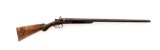 Unmarked Belgian Exposed Hammer Side-by-Side Shotgun