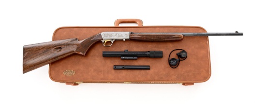 Factory Engraved Belgian Browning SA-22 Grade II Semi-Automatic Rifle