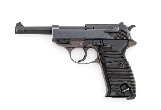 Walther P38 Semi-Automatic Pistol with Two Magazines