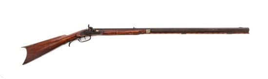 A. Ager Marked Ohio Half-Stock Percussion Rifle