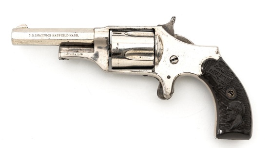 C.S. Shattuck, Hatfield, Mass. Marked Swing Out Cylinder Assembly Five-Shot Revolver