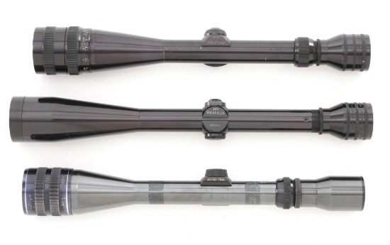 Lot of Three (3) Rifle Scopes: 1.)