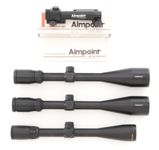 Lot of Four (4) Rifle Scopes