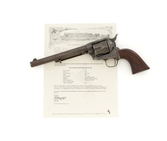 Factory Refurbished U.S. Colt Single Action Army Revolver Shipped to Manila, Philippines