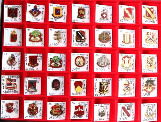 U.S. Army Artillery Crest Pins (35)