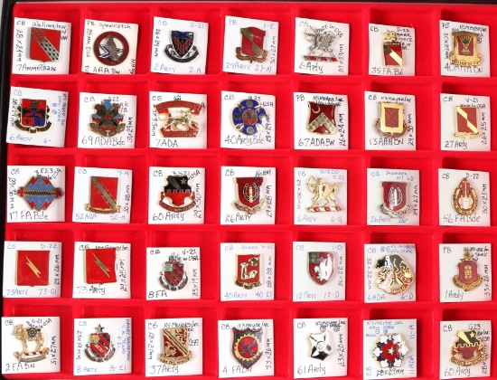 U.S. Army Artillery Crest Pins (35)