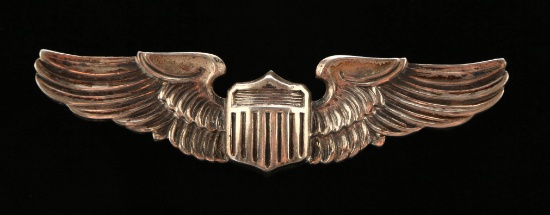 WWII U.S. Army Air Force Pilot Wing Pin