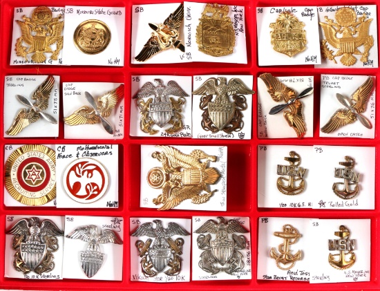 U.S. Military Cap Badges (23)