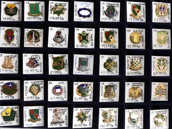U.S. Army MP Crest Pins (35)