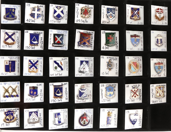 U.S. Army Crest Pins (34)