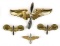 U.S. Military Aviator Wing Pins (4)