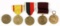 Marine Corp. (1) and U.S. Navy Medals (4)