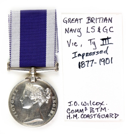 Gr. Britain Navy LS & GC Medal