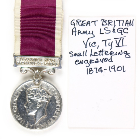 Gr. Britain Army LS & GC Medal