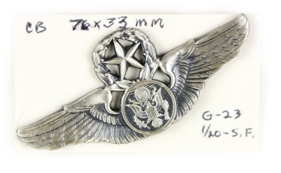 U.S. Air Force Master Aircrew Wings Pin - 1949